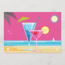 Sommerzeit Duscheinladung