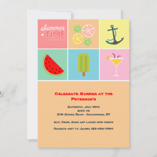 Sommerzeit-Einladung Einladung