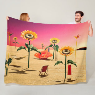 Sommerzeit Fleecedecke