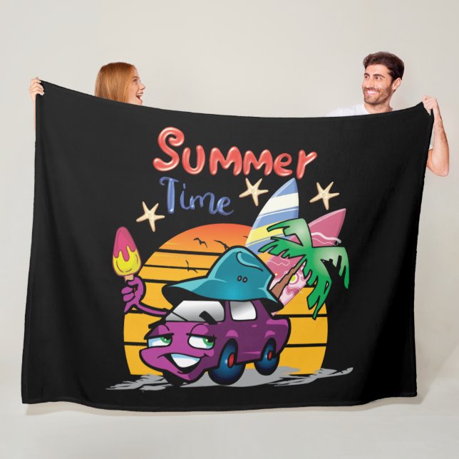 Sommerzeit Fleecedecke (Beispiel)