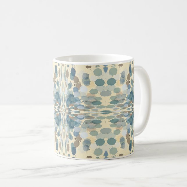 Sommerzeit Fun Ocean Spray Spritzer Abstrakt Art Kaffeetasse (VorderseiteRechts)