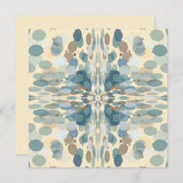 Sommerzeit Fun Ocean Spray Spritzer Abstrakt Art Karte