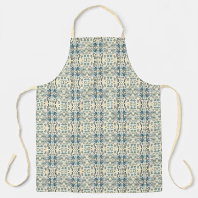 Sommerzeit Fun Ocean Spray Spritzer Abstrakt Art Schürze (Vorderseite)