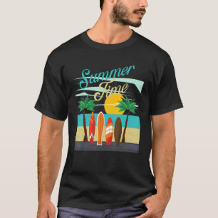 Sommerzeit für Surferurlaub_5 T-Shirt