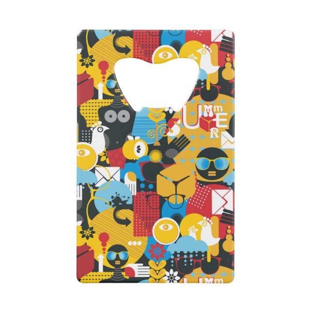 Sommerzeit Geldbeutel Flaschenöffner (Vorderseite)