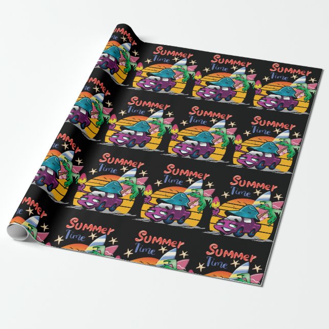 Sommerzeit Geschenkpapier (Ungerollt)