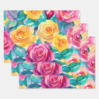 Sommerzeit Geschenkpapier Set