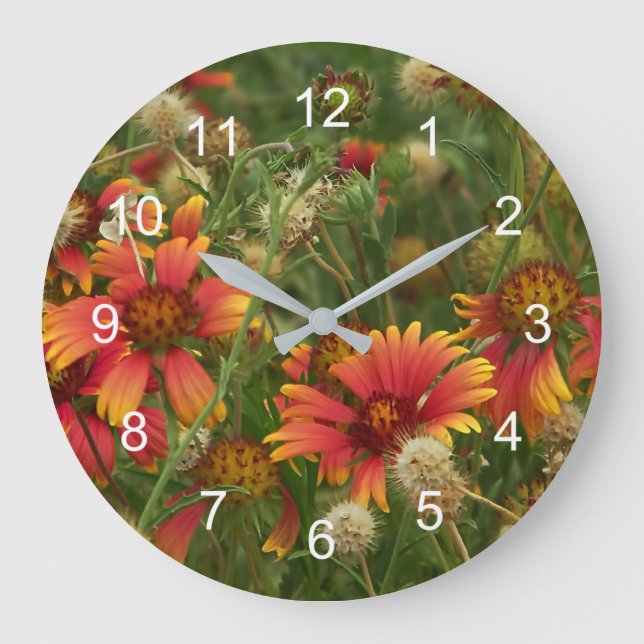 Sommerzeit Große Wanduhr (Vorderseite)