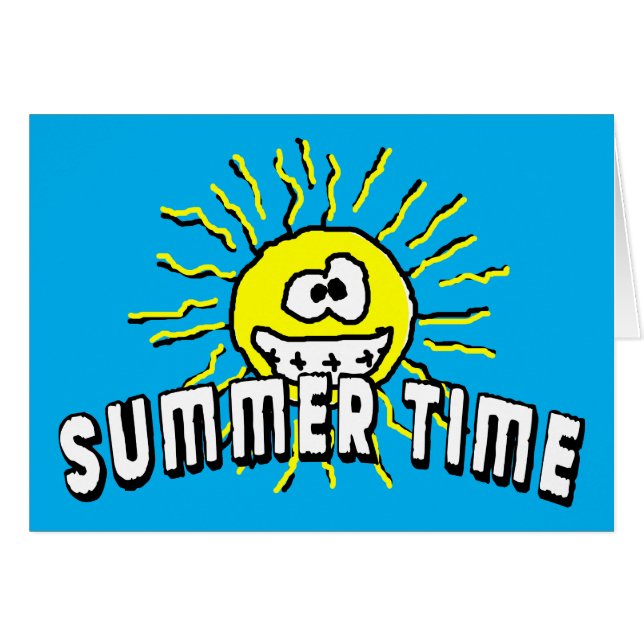 Sommerzeit - Gute Sonne (Vorderseite (Horizontal))