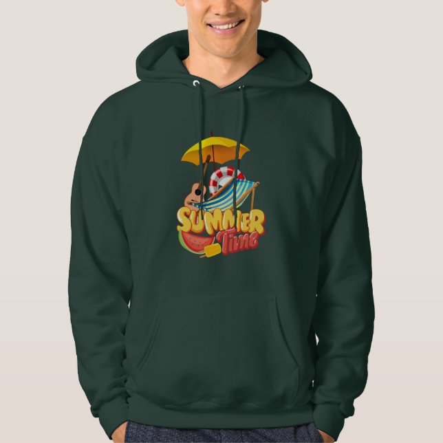 Sommerzeit Hoodie (Vorderseite)