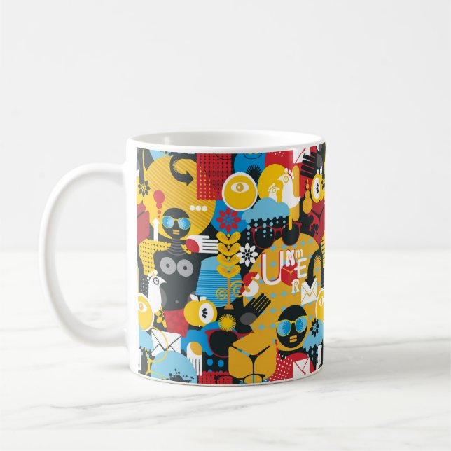 Sommerzeit Kaffeetasse (Links)