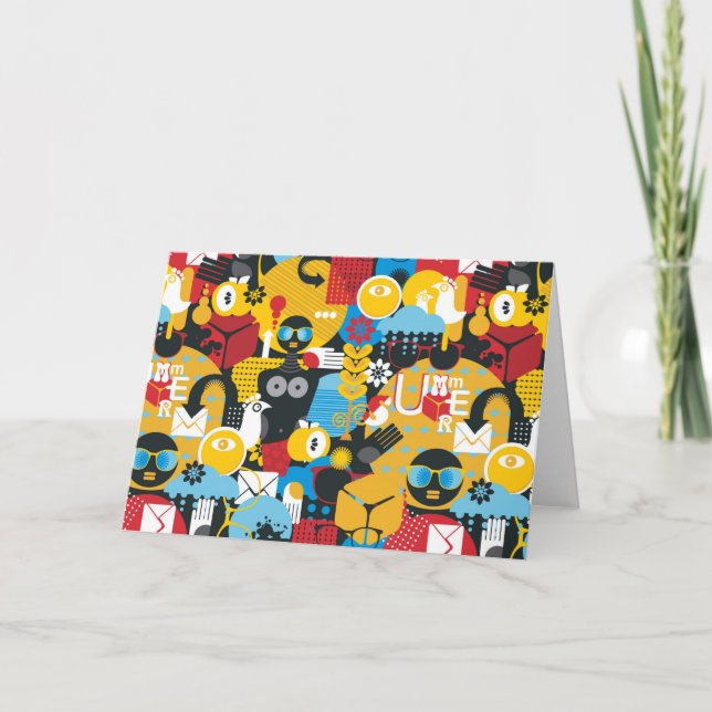 Sommerzeit Karte (Vorderseite)