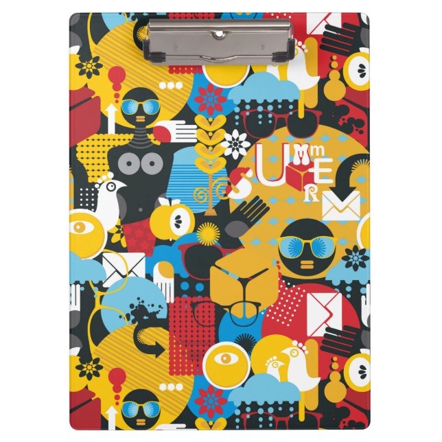 Sommerzeit Klemmbrett (Vorderseite)