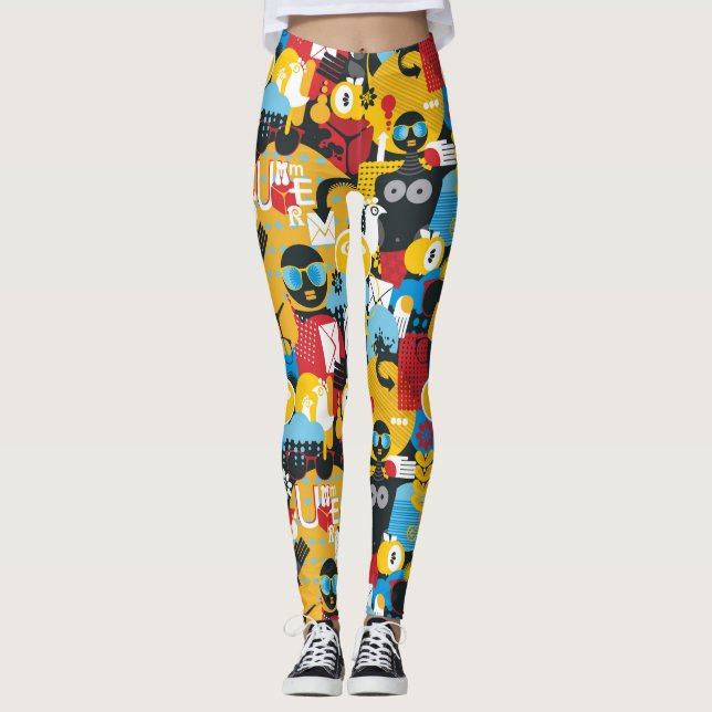 Sommerzeit Leggings (Vorderseite)