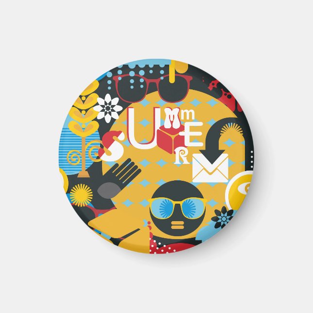 Sommerzeit Magnet (Vorne)