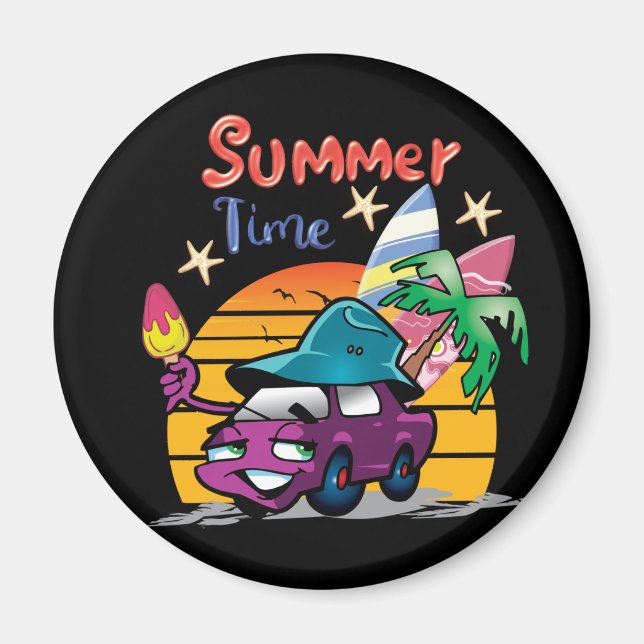 Sommerzeit Magnet (Vorne)