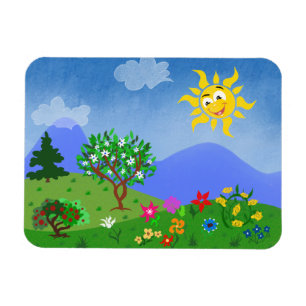 Sommerzeit Magnet
