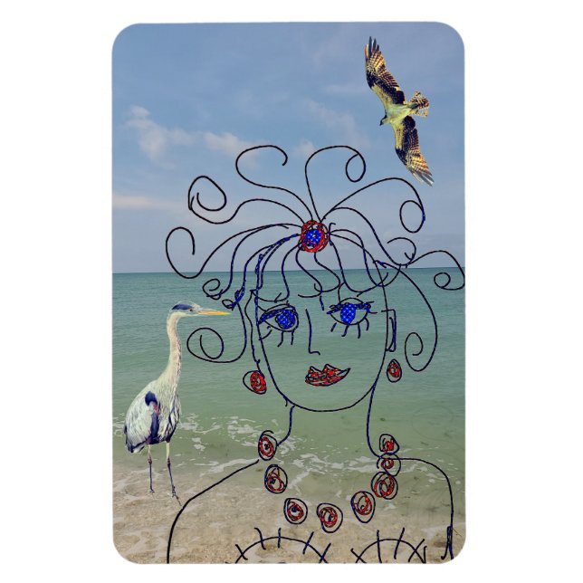 Sommerzeit Magnet (Vertikal)