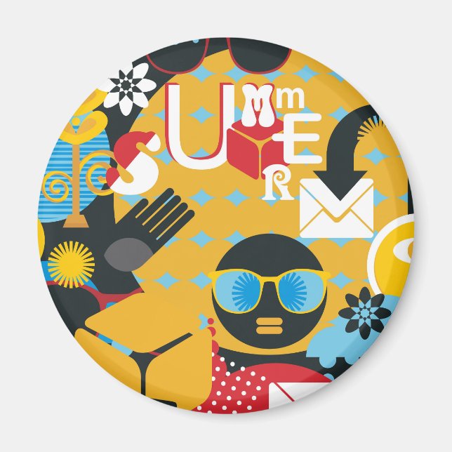 Sommerzeit Magnet (Vorne)