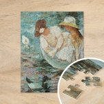 Sommerzeit | Mary Cassatt Puzzle<br><div class="desc">Sommerzeit (1894) von der amerikanischen Impressionistin Mary Cassatt. Die Originalkunst ist ein Ölgemälde auf der Leinwand, das ein Portrait von zwei Frauen auf einem von Enten umgebenen Boot darstellt.
Verwenden Sie die Entwurfstools, um einen benutzerdefinierten Text hinzuzufügen oder das Bild zu personalisieren.</div>