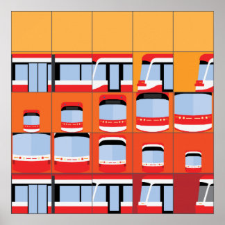 Sommerzeit (neu) Streetcar Poster