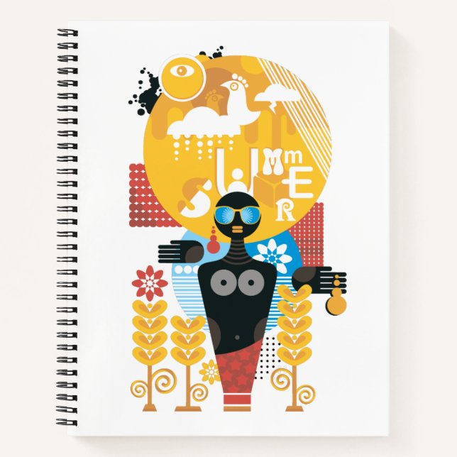 Sommerzeit Notizbuch (Vorderseite)