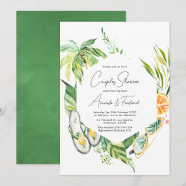 Sommerzeit Paare Dusche Einladung