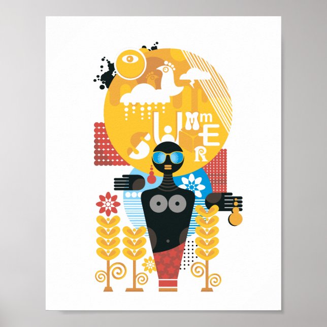 Sommerzeit Poster (Vorne)