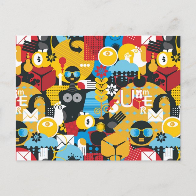 Sommerzeit Postkarte (Vorderseite)