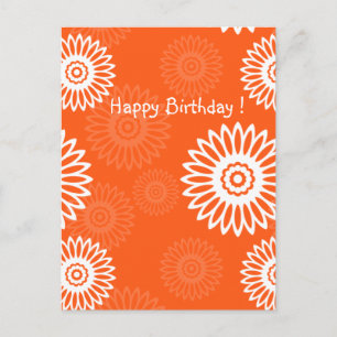 Sommerzeit Rote Postkarte