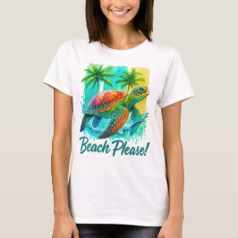 SOMMERZEIT SCHILDKRÖTE IM OZEAN T-Shirt