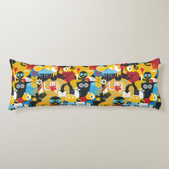 Sommerzeit Seitenschläferkissen (Vorderseite)