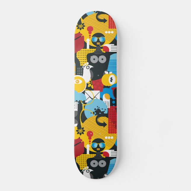 Sommerzeit Skateboard (Vorderseite)