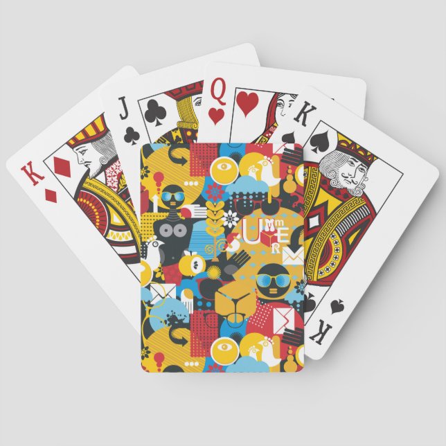 Sommerzeit Spielkarten (Rückseite)