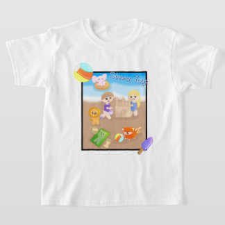Sommerzeit-Spielzeuge-T-Shirt (Strand-Thema) T-Shirt