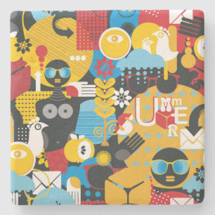 Sommerzeit Steinuntersetzer