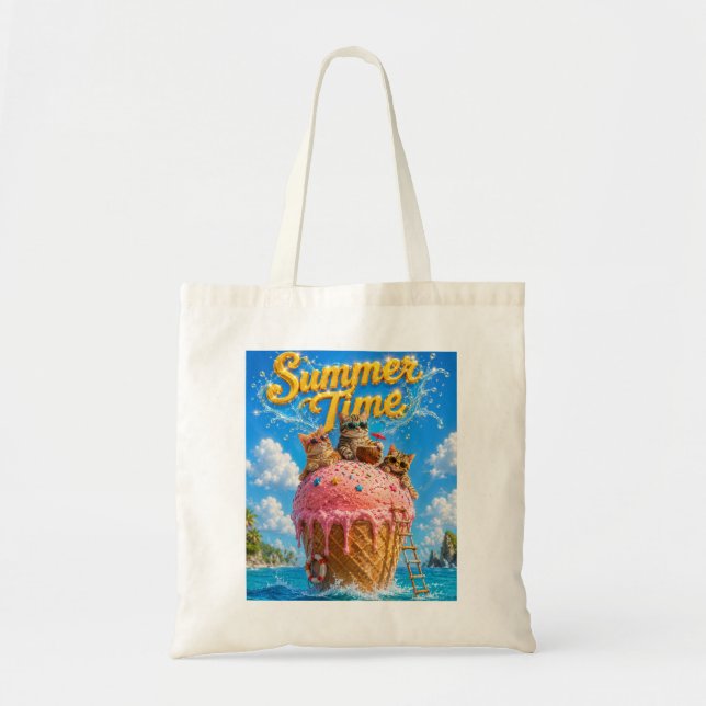 Sommerzeit Tragetasche (Vorne)