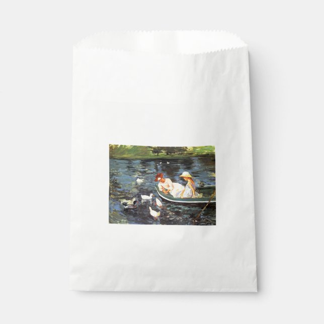 Sommerzeit (von Mary Cassatt) Geschenktütchen (Vorderseite)