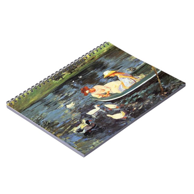 Sommerzeit (von Mary Cassatt) Notizblock (Linke Seite)