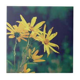 Sommerzeit-Wildblumen Fliese