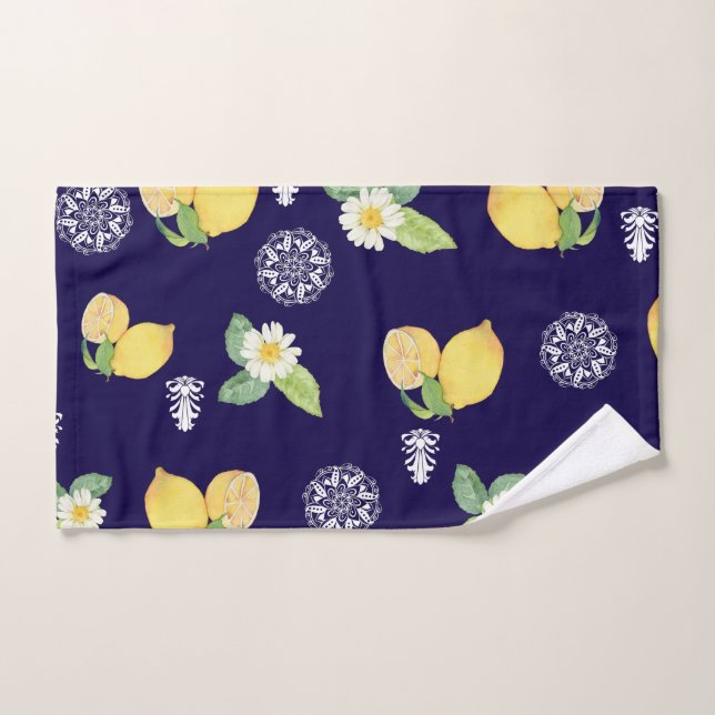 Sommerzeit Zitronen Badhandtuch Set (Handtuch)