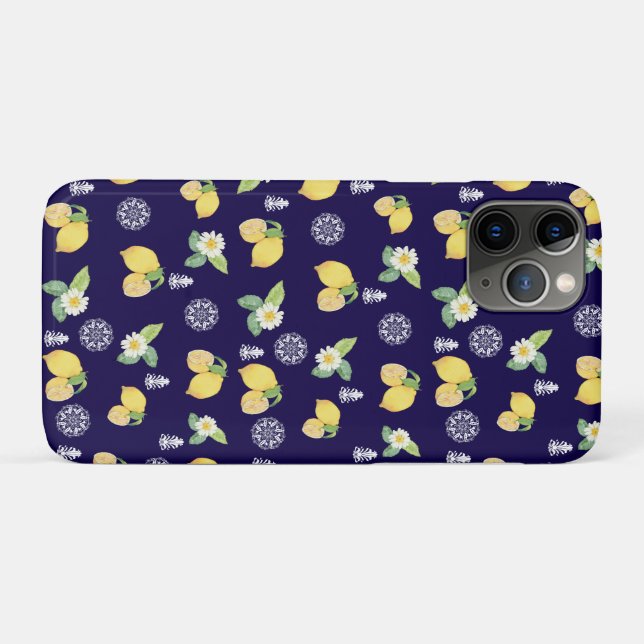 Sommerzeit Zitronen Case-Mate iPhone Hülle (Rückseite (Horizontal))