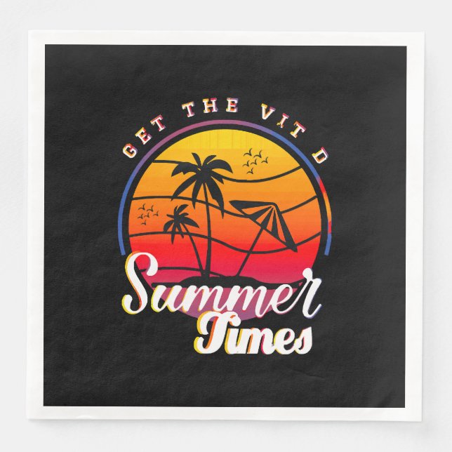 Sommerzeiten Serviette (Vorderseite)