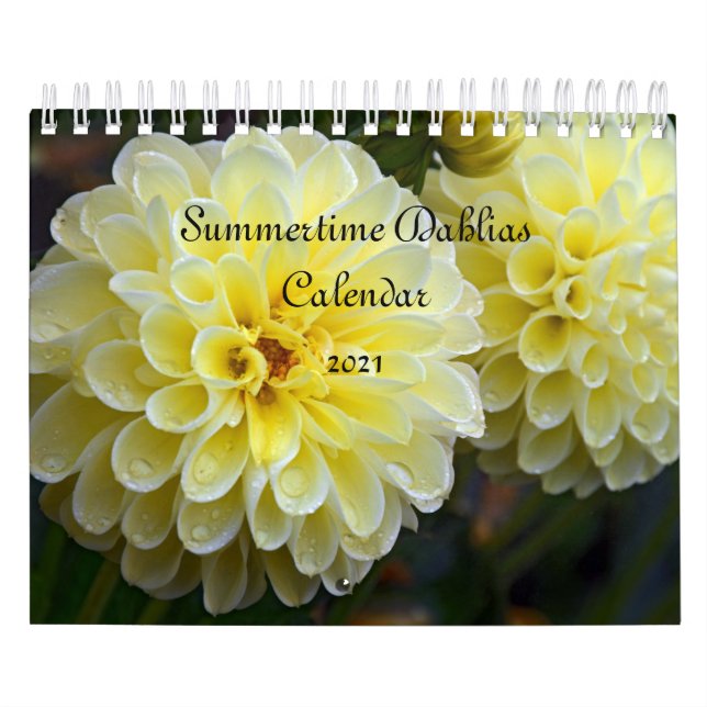 Sommerzeitkalender Dahlias Kalender (Titelbild)