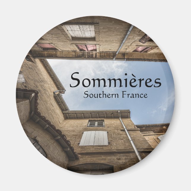 Sommieres, Frankreich Magnet (Vorne)