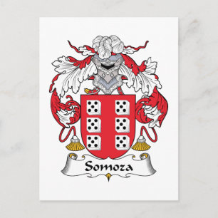 Somoza-Familienwappen Postkarte