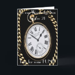 SON 21. BIRTHDAY CARD KARTE<br><div class="desc">KÖNNEN ZOLLT WERDEN.</div>
