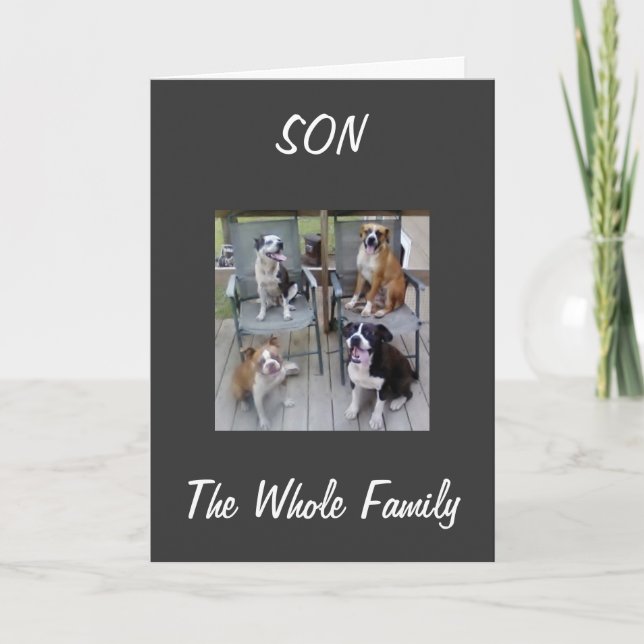 "SON"-ABBILDUNG AUS DER FAMILIE KARTE (Vorderseite)