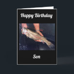 **SON** AM GEBURTSTAG KARTE<br><div class="desc">NEUE LINIE HEUTE... ..ALLES ÜBER DEN "FISCHER" IN IHREM LEBEN ODER DIE "FISCHER" UND ICH HOFFE,  DASS IHR SIE MAG. BISHER HABE ICH GEBURTSTAG UND VATER TAG UND DANN EINEN FÜR JEDEN MENSCHEN MÄNNER ODER FRAUEN SICHER!!! VIELEN DANK,  DASS SIE VON EINER MEINER ACHT GESCHÄFTE GESCHAFFEN HABEN.</div>