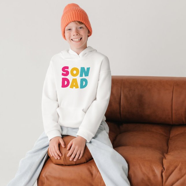 Son and Vater Combo Art Hoodie (son dad "father's day" content)